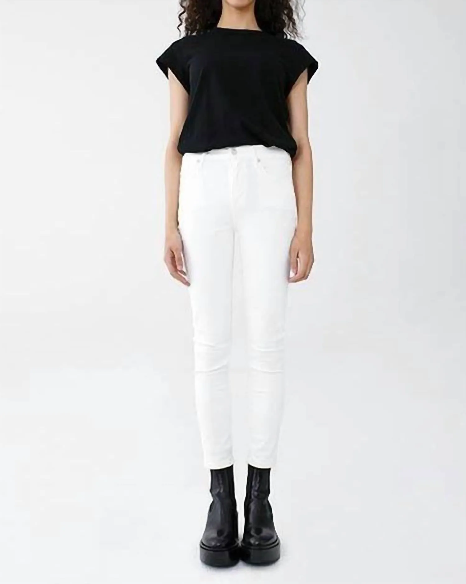Agolde - Women's Sophie High Rise Skinny Crop Jeans