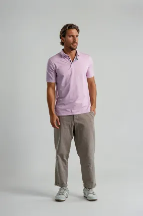 APEX  - Pink Birdseye Polo