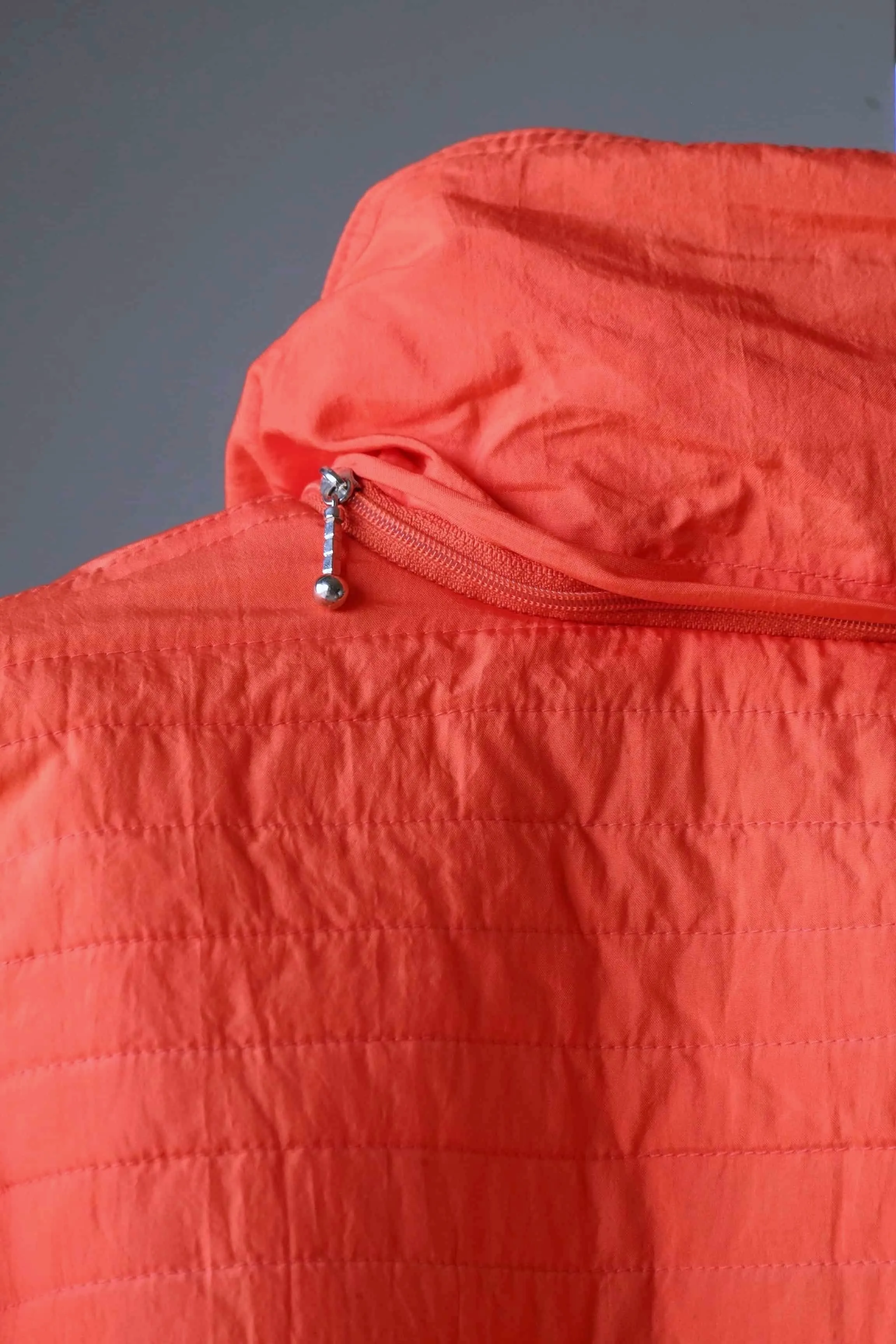 CAMPRI Vintage Ski Jacket - Neon Orange - 90s Retro Style