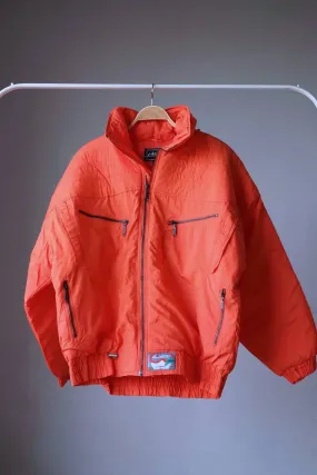 CAMPRI Vintage Ski Jacket - Neon Orange - 90s Retro Style