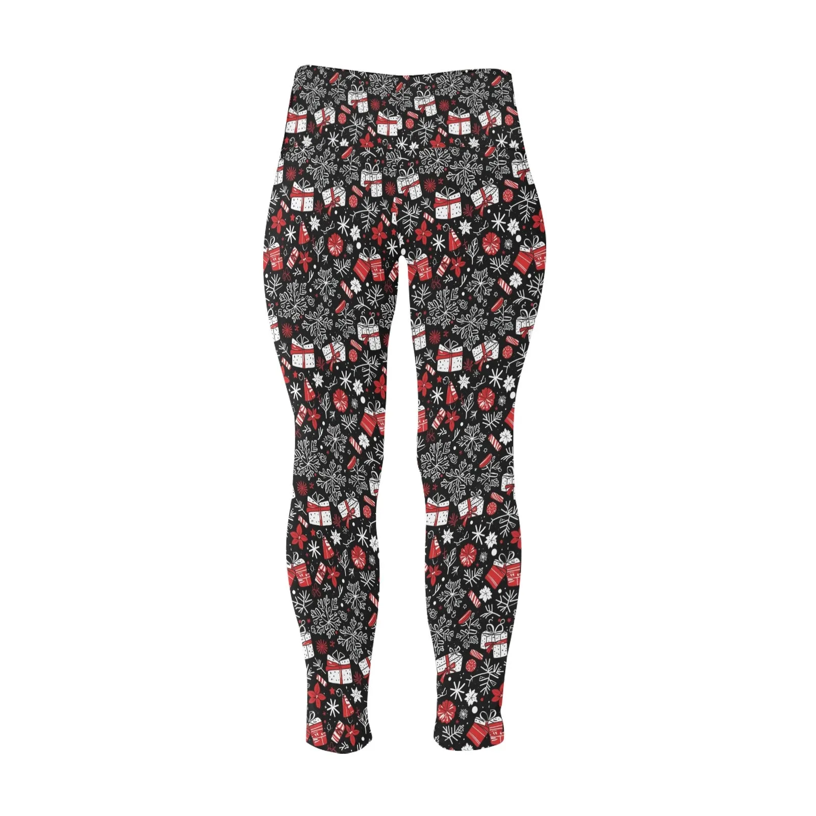 Christmas Gift Women's Plus Size High Waited Leggings Women's High Waist Leggings(Plus Size)(ModelL45)
