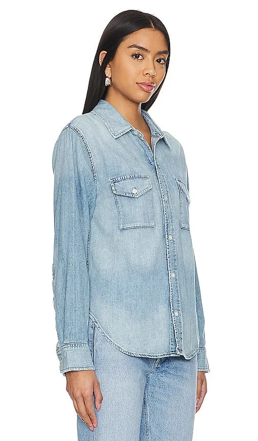 Citizens of Humanity Baby Shay Denim Shirt in Blue