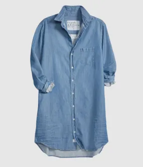 Frank and Eileen Mary Classic Shirtdress in Vintage Stonewashed Indigo