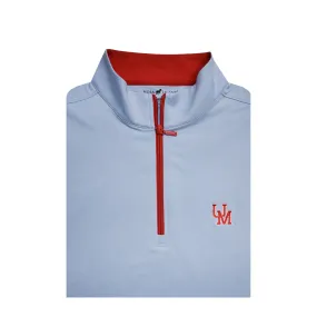 Horn Legend Powder Blue/Red 1/4 Zip with UM