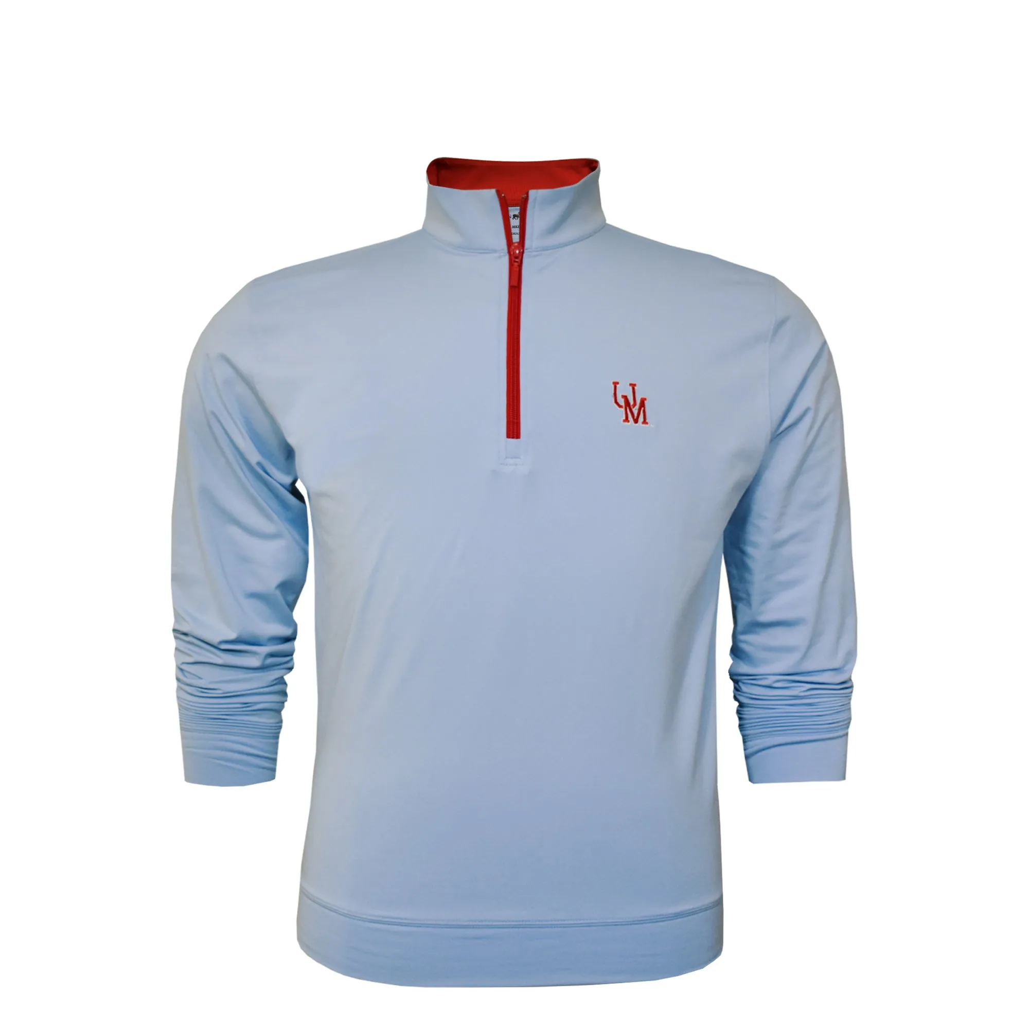 Horn Legend Powder Blue/Red 1/4 Zip with UM