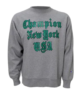 Japan Line Crewneck Sweatshirt Oxford Gray