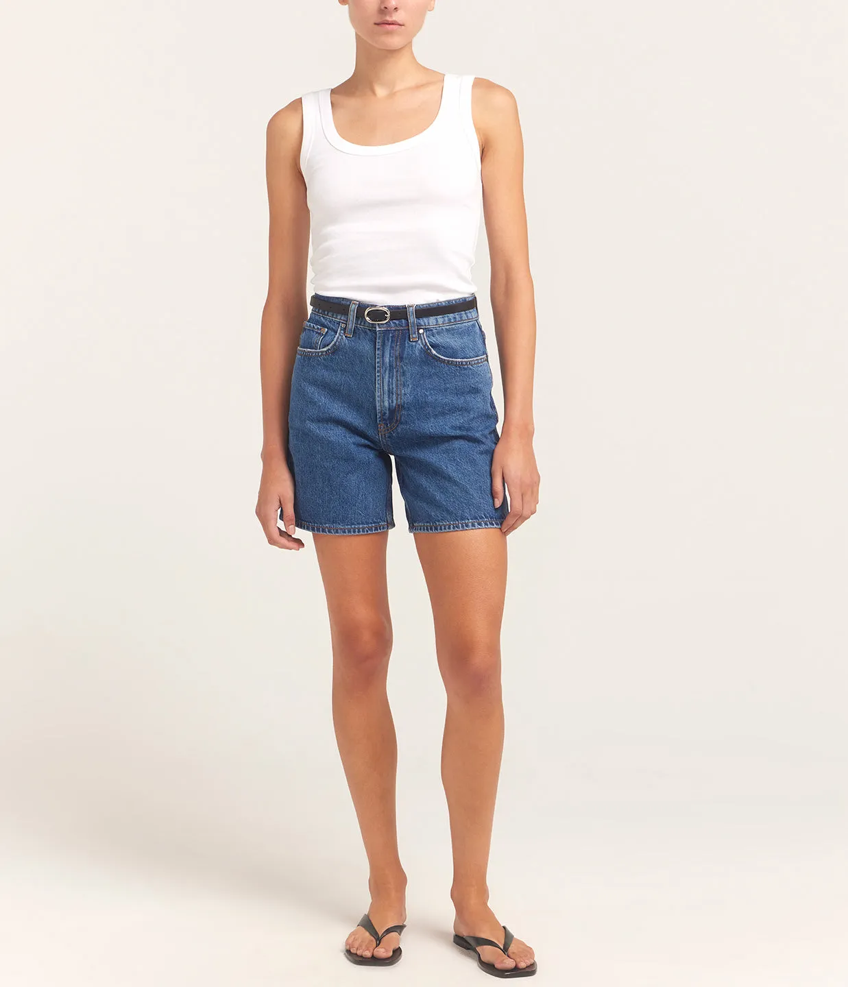 Kat Short in Medium Indigo