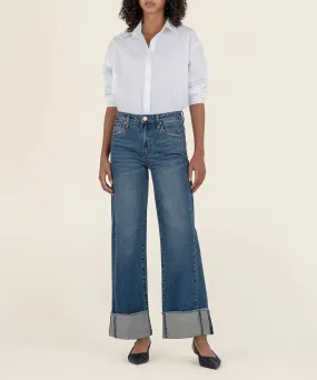 KUT2165MA1 Meg High Rise Wide Leg Roll Up