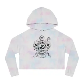 LD Crown Holder Womens Cropped Hooded Sweatshirt