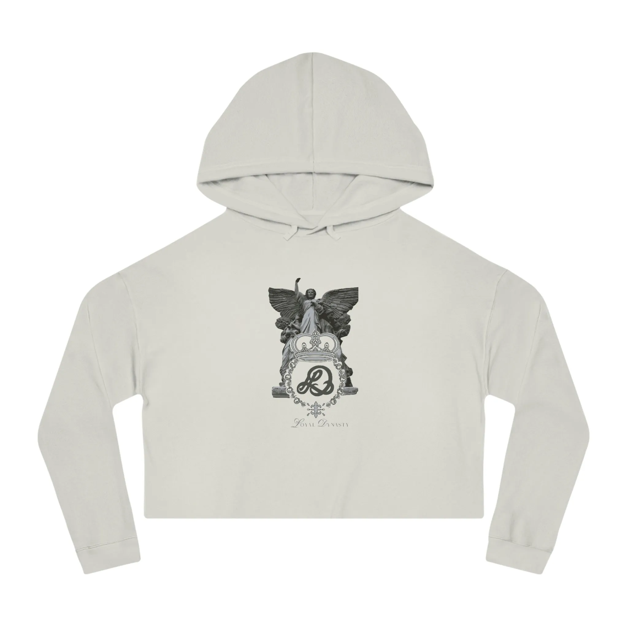 LD Guardian Angel Womens Cropped Hooded Sweatshirt