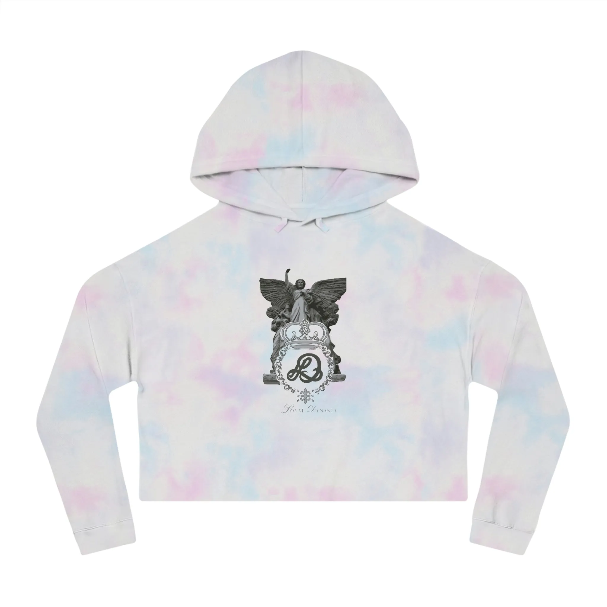 LD Guardian Angel Womens Cropped Hooded Sweatshirt