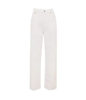 Low Slung Baggy Jean in Milkshake