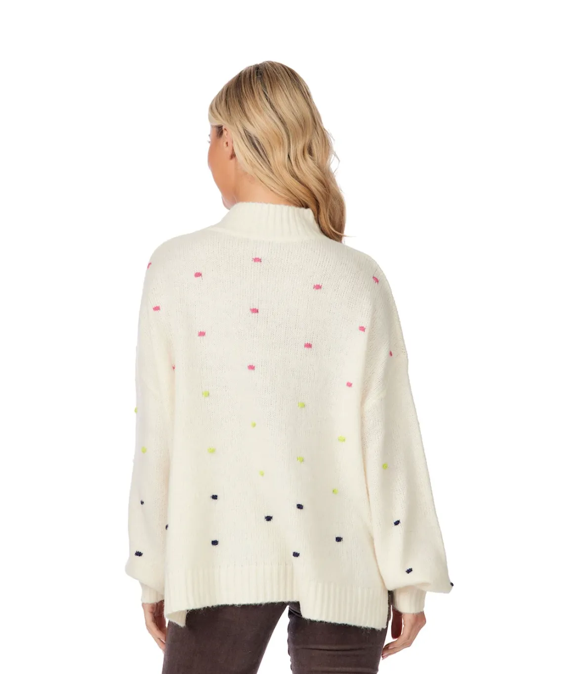 NOVIE POM-POM SWEATER BY MUD PIE