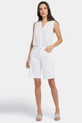 NYDJ White Denim Shorts