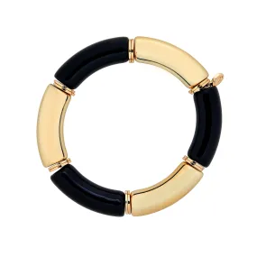 Palm Beach Bracelet Trio Black/Gold