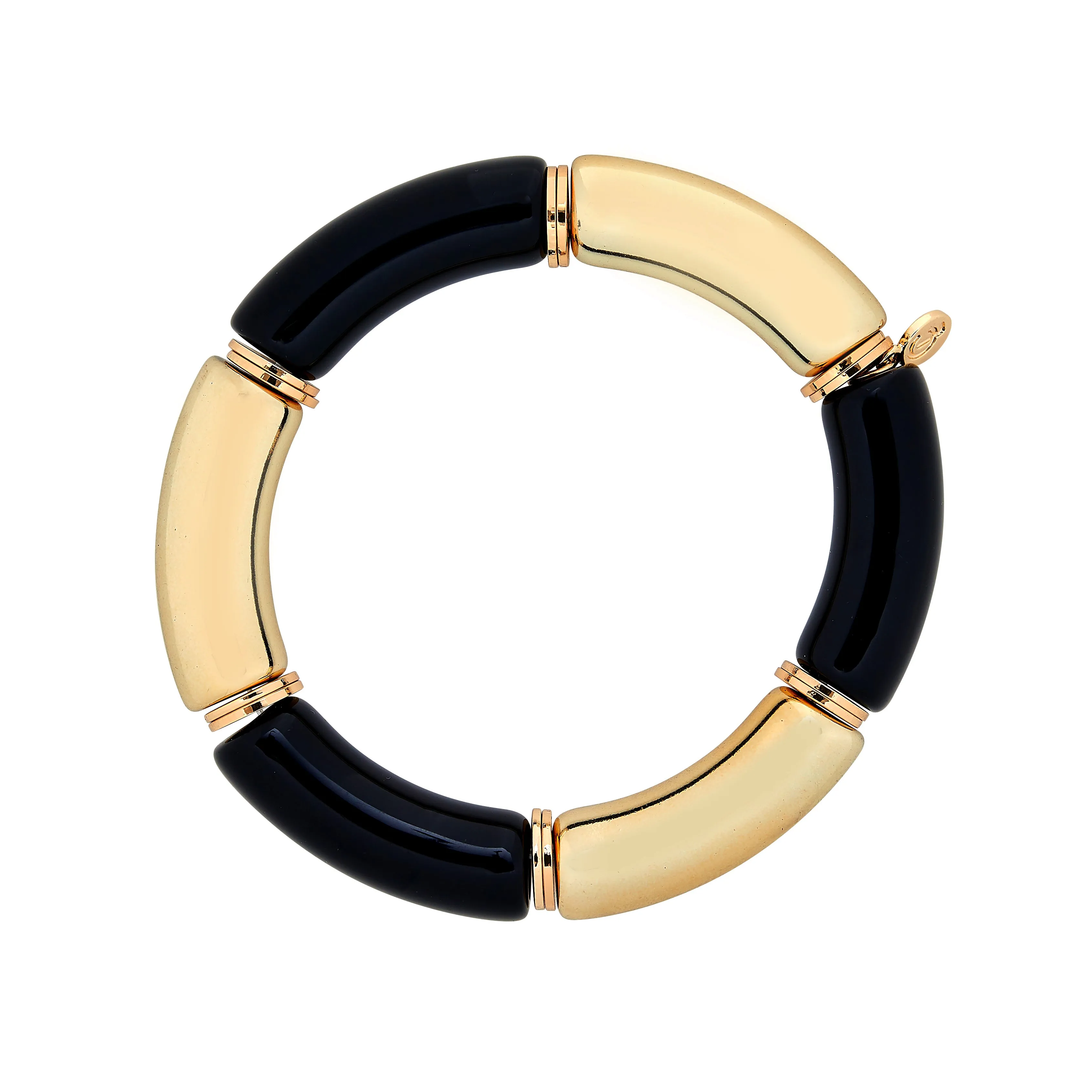 Palm Beach Bracelet Trio Black/Gold