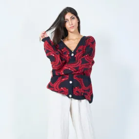 Sequin-embellished geometric cardigan wholesale