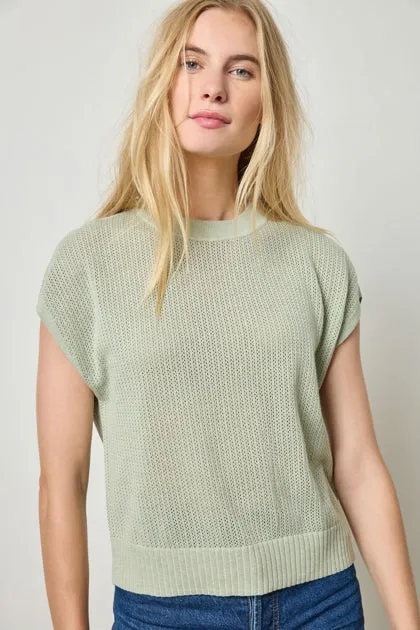 Short Sleeve Crewneck Sweater |Peapod