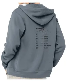 Sinister 7 Zip Hoodie w/ Raven Orbit (Steel Blue) - Unisex