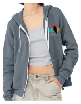 Sinister 7 Zip Hoodie w/ Raven Orbit (Steel Blue) - Unisex