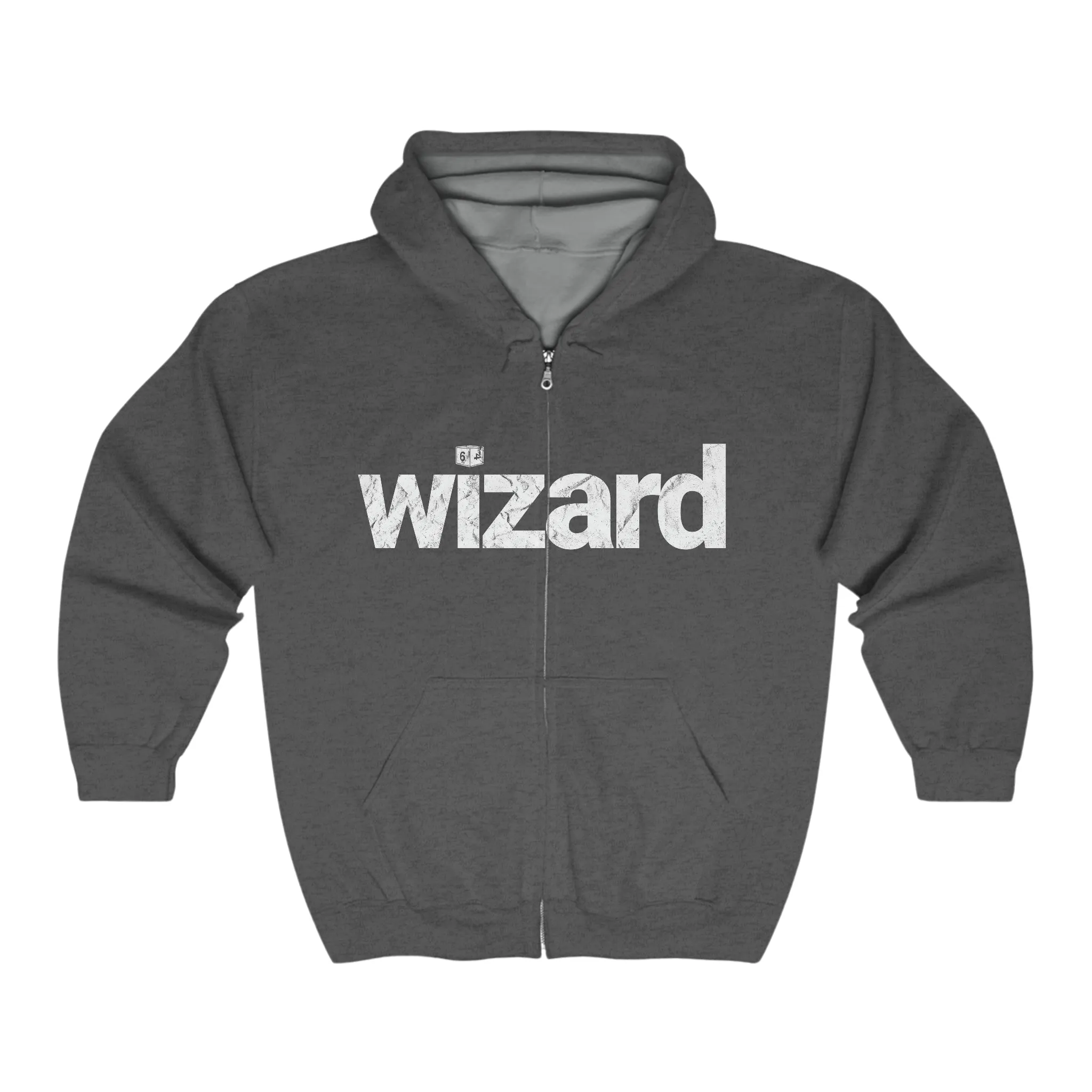 Subtle Wizard D6 Hoodie | Geek Chic | DnD Inspired Apparel
