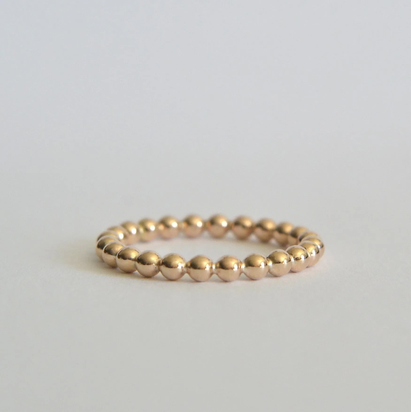 Thick Beaded Ring