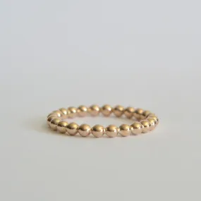 Thick Beaded Ring
