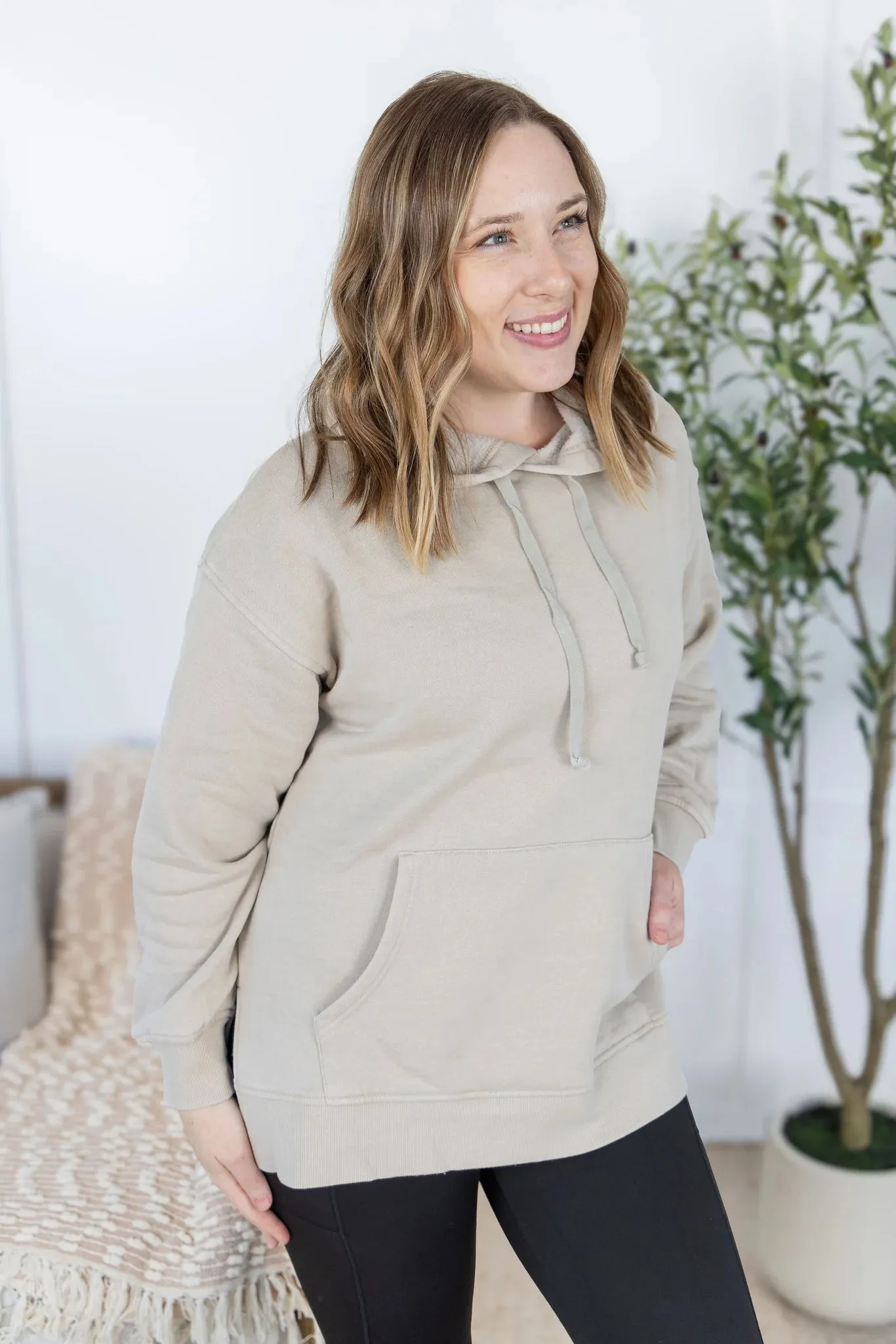 Vintage Wash Hoodie in Peyote