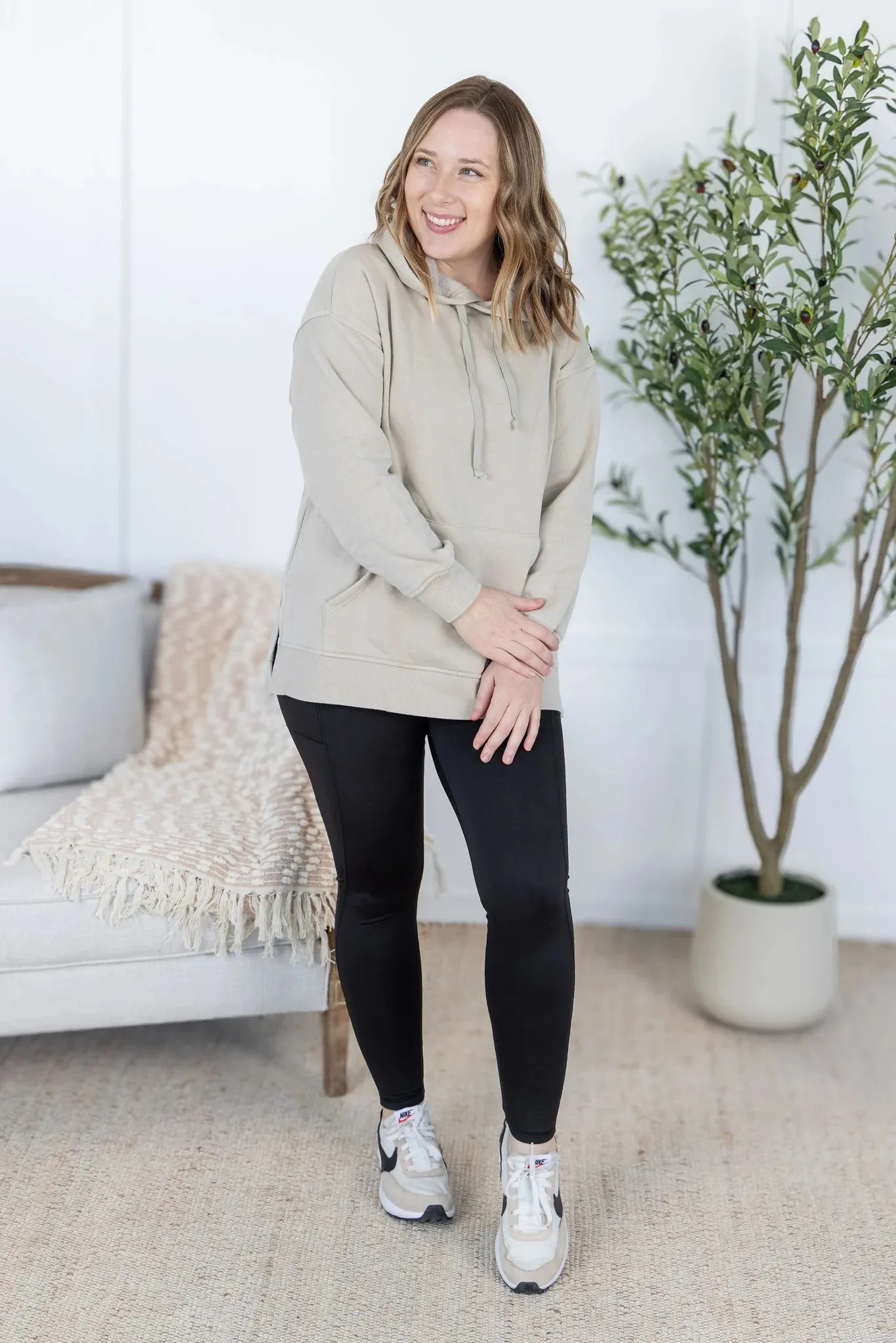 Vintage Wash Hoodie in Peyote